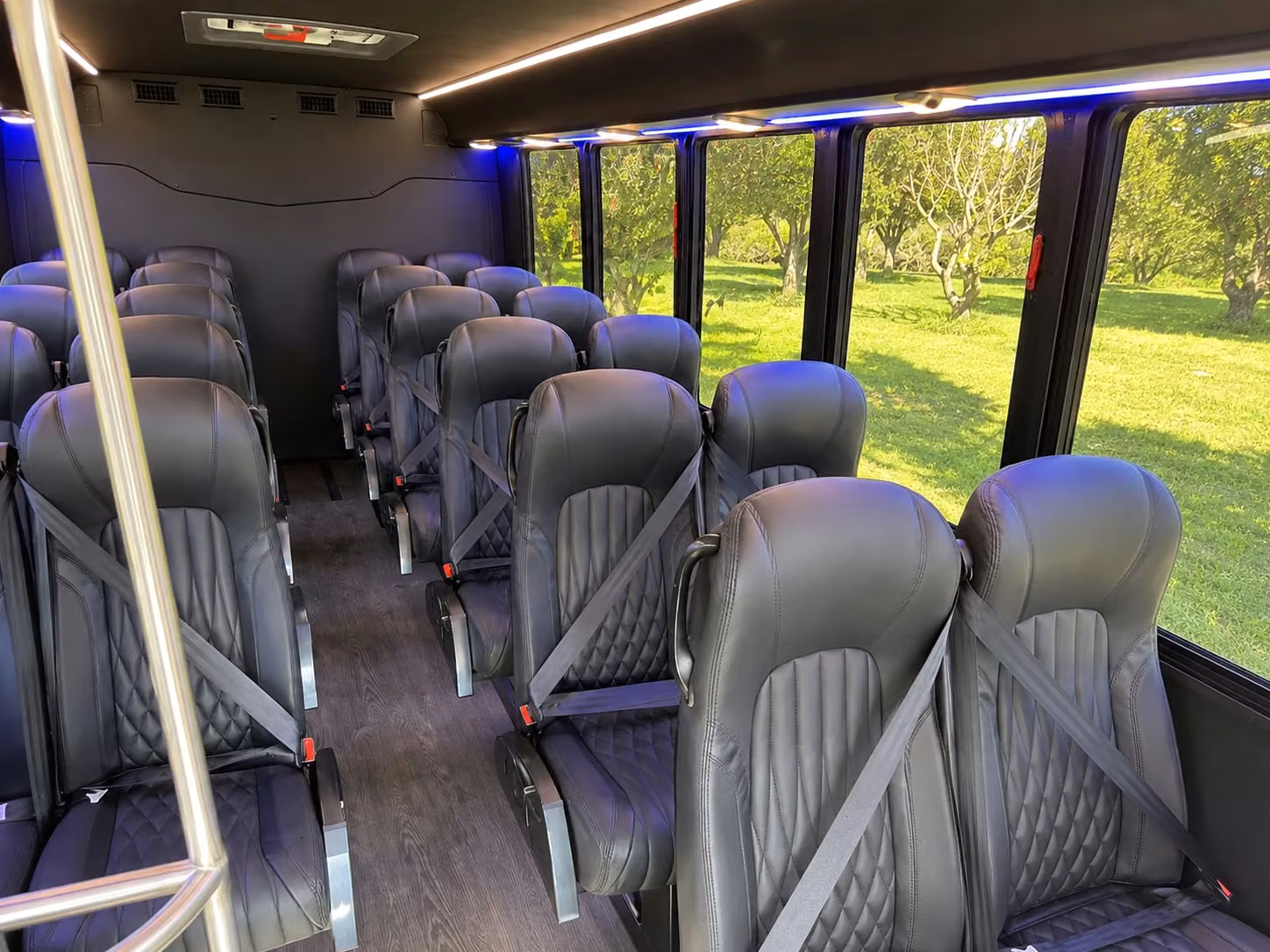 18 passenger minibus inside