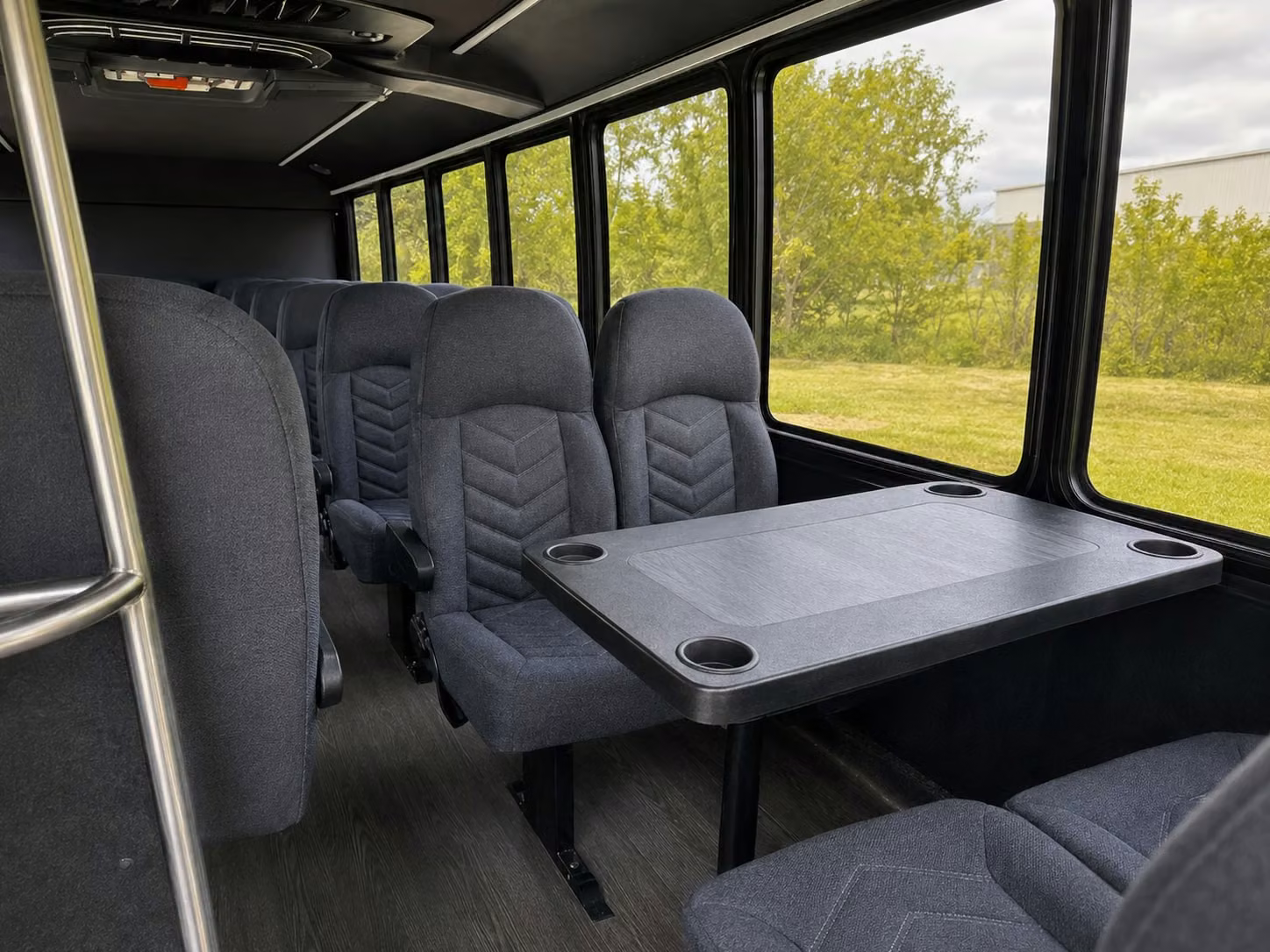 18 passenger minibus interior