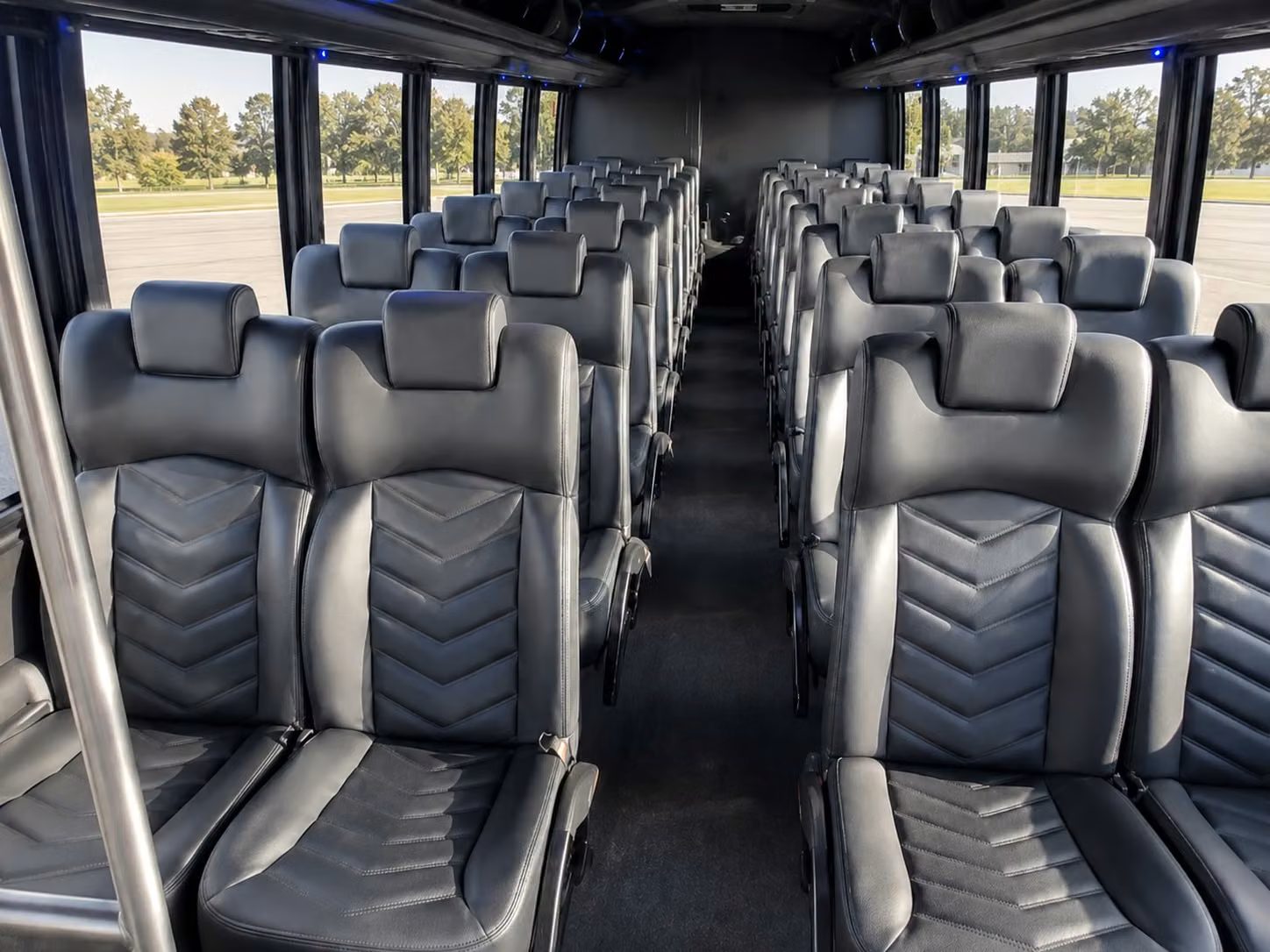 20 passenger minibus interior