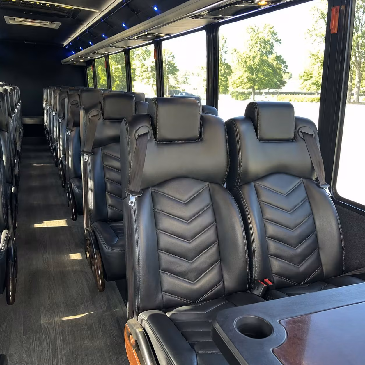 30 passenger minibus interior