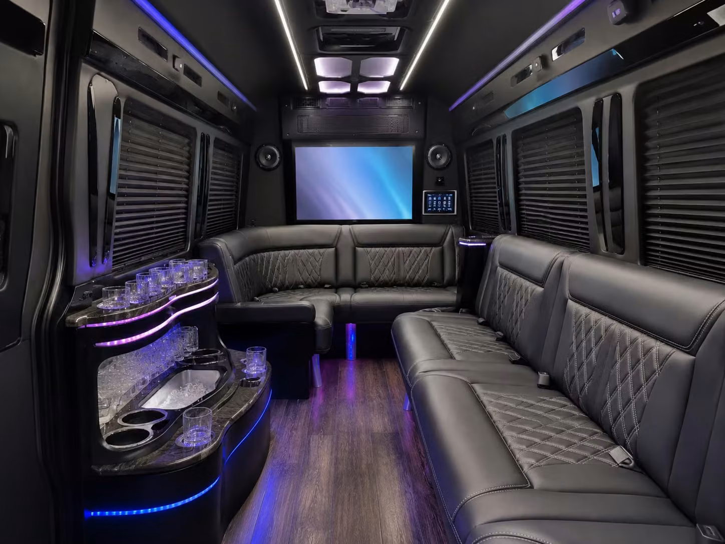 bus rental options for meridian trips