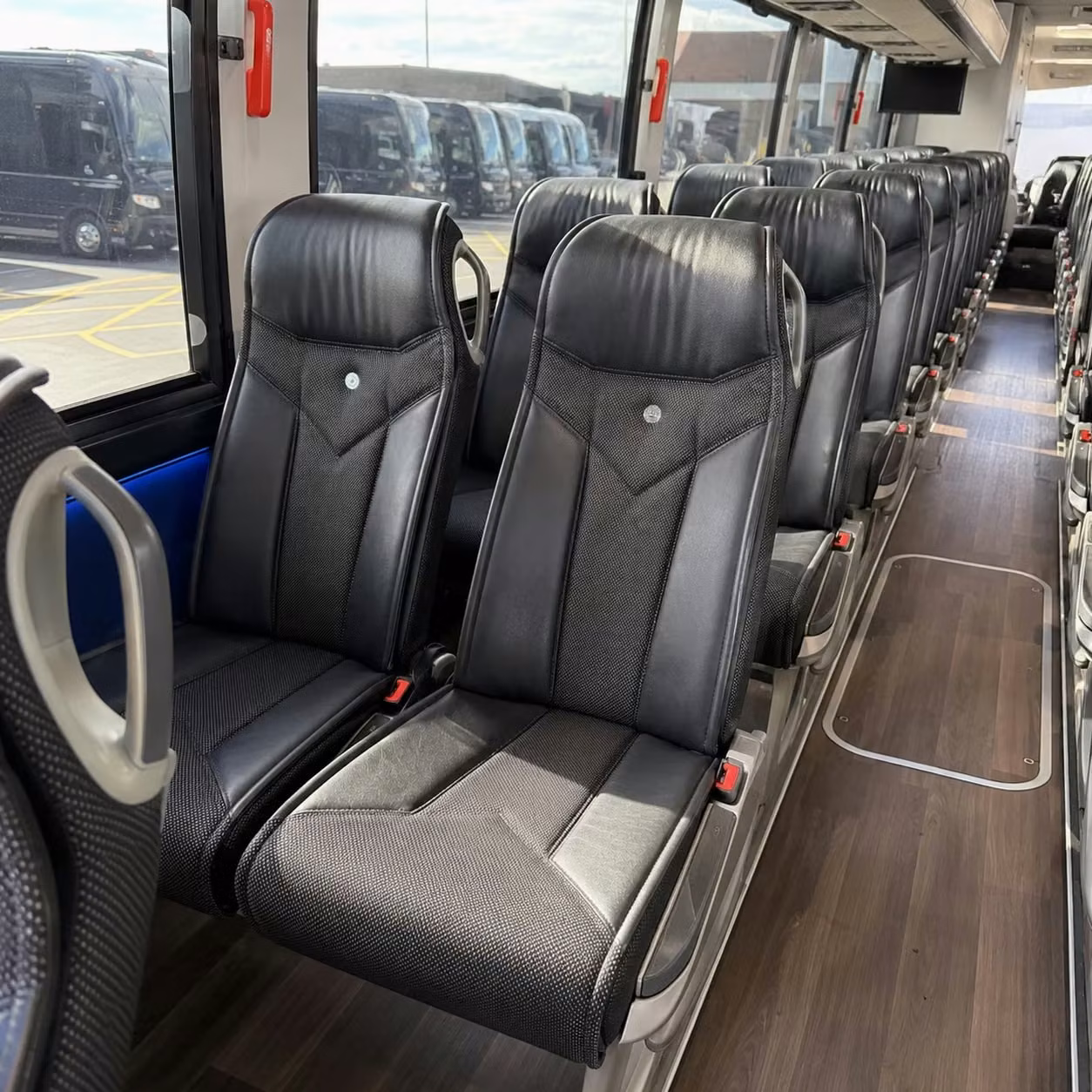 meridian charter bus interior