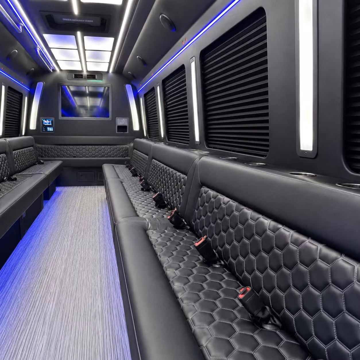party bus interior