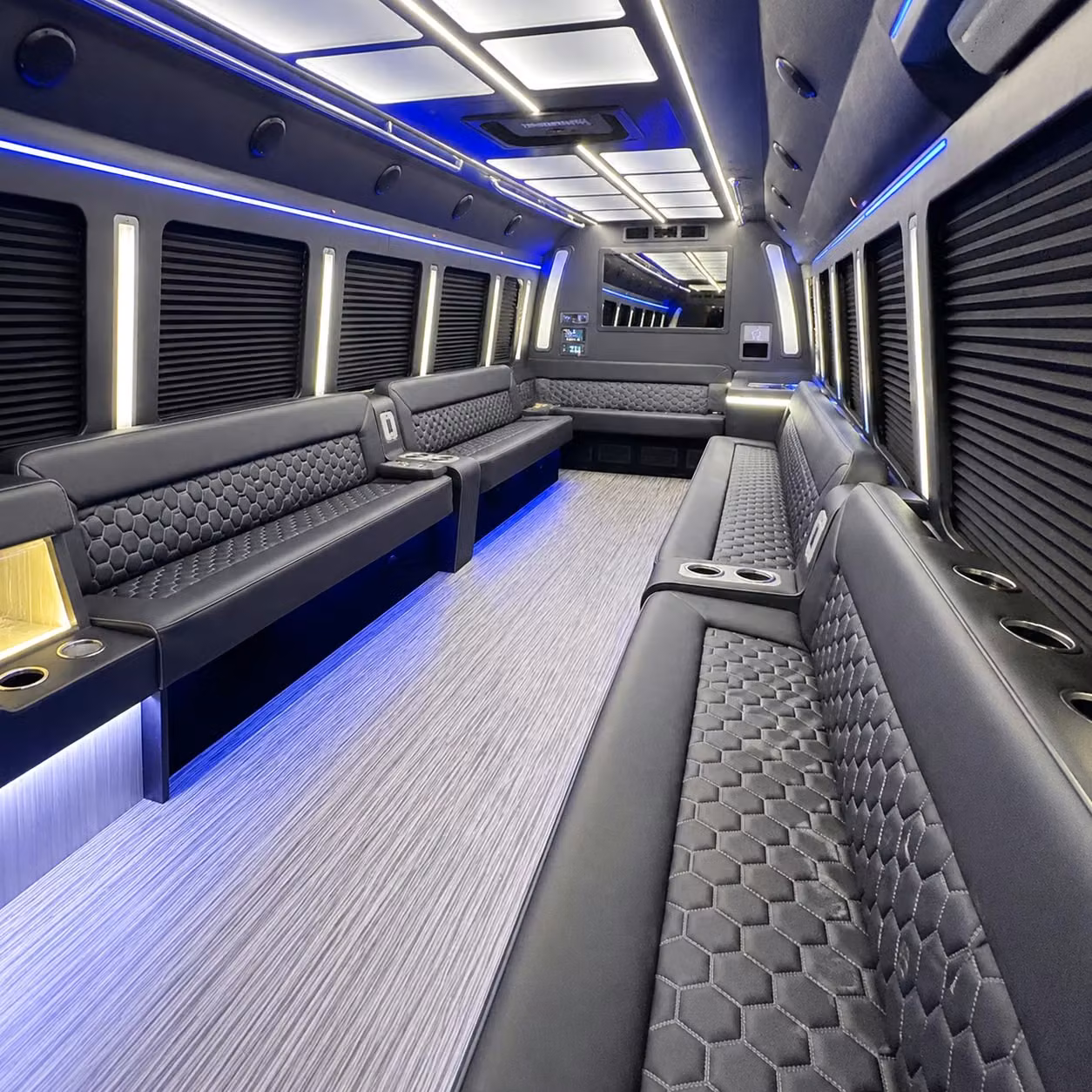 party bus rentals to revolution concert house in garden city