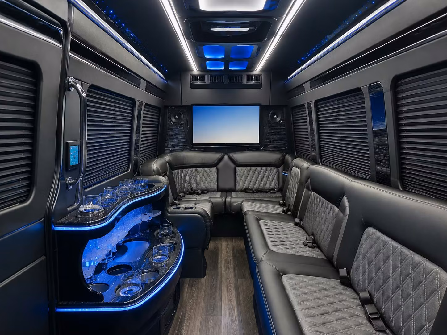 rehearsal dinner shuttle service in meridian lock in the night before